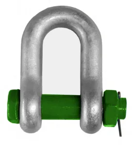 Скоба прямая с болтом и гайкой G-4153 Green Pin SAK65SL г/п 6,5 т — фото превью