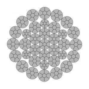 Стальной канат 35xK7 14 мм, zZ Galv, 2160 N/mm2 — фото превью