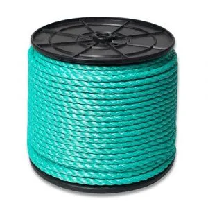 Канат полистиловый тросовой свивки 3-х прядный 12 мм (ПСТ), 220 м — фото превью