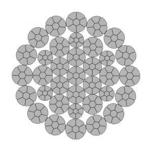 Стальной канат 35xK7 11 мм, zZ Galv, 2160 N/mm2 — фото превью