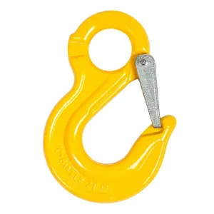 Крюк чалочный с защелкой и проушиной Haklift SALK20 г/п 12,5 т, 8 класс — фото превью