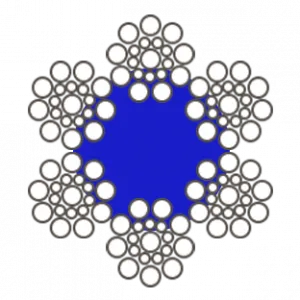 Стальной канат ГОСТ 3077-80 25,5 мм ГЛ-В-Н-Р-Т-1770/180 ПП А1 — фото превью