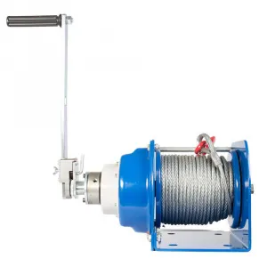 Лебедка ручная барабанная TOR ЛТ-2 (JHW) г/п 2 т, L=40 м — фото превью