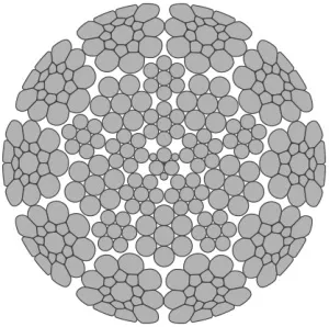 Стальной канат PYTHON Ultra S (10xK19) 17 мм, sZ Galv, 1960 N/mm2 — фото превью