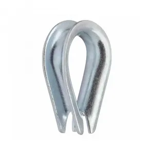 Коуш канатный DIN 3090 15-16 мм, оцинкованный — фото превью