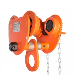 Тележка для тали TOR тип Б (GCL) с цепным приводом г/п 5 т, L=3 м — фото превью