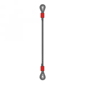 Ветвь канатная ВК 1 т, 8 м оцинкованная — фото превью