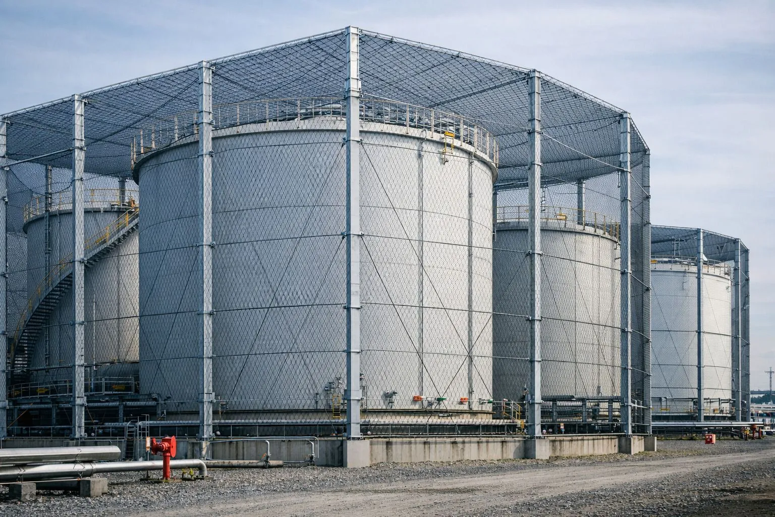 Защита объектов от БПЛА: инженерные решения для резервуаров, подстанций и промышленных предприятий