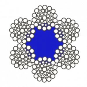 Стальной канат ГОСТ 7668-80 29 мм Г-В-Н-Р-Т-1770/180 ПП А1 — фото превью