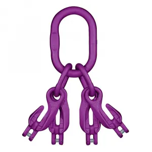 Концевое звено с 4 крюками-укоротителями KWB NRLI124H07 г/п 5 т, 12 класс — фото превью