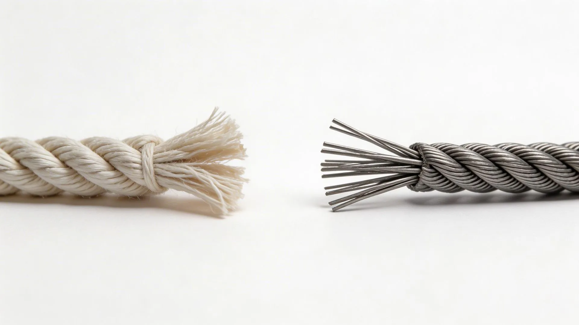 сравнение синтетических и стальных тросов