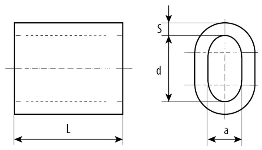 втулка для опрессовки стропов