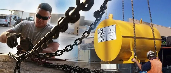 Правильная строповка грузов цепными стропами