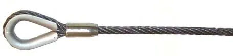 Опрессованный строп со стальным коушем опрессованный строп с коушем