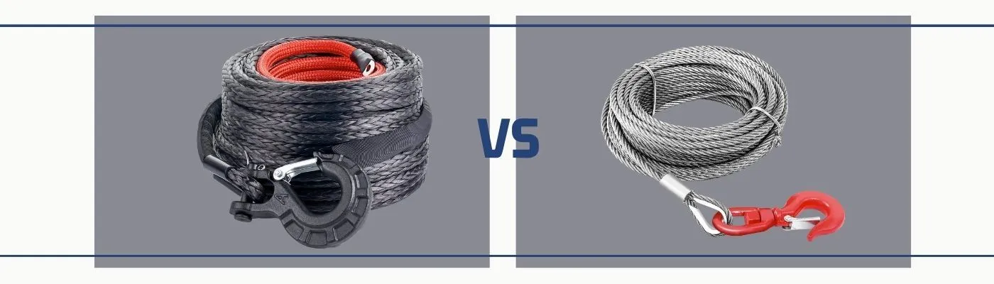 сравнение стального троса с синтетическим