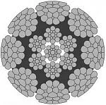 Стальной канат PYTHON Super 8S (8xK25) 24 мм, sZ Galv, 1960 N/mm2 — фото превью