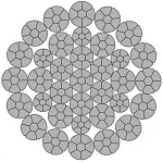 Стальной канат PYTHON Compac 35 (35xK7) 15 мм, sS Galv, 1960 N/mm2 — фото превью