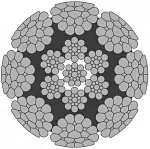 Стальной канат PYTHON Super 8S (8xK25) 16 мм, sZ Galv, 1960 N/mm2 — фото превью