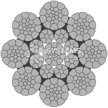 Стальной канат PYTHON Super 8CD (8xK26) 28 мм, zS Galv, 1960 N/mm2 Стальной канат PYTHON Super 8CD (8xK26) 28 мм, zS Galv, 1960 N/mm2 - основное фото