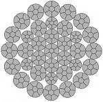 Стальной канат PYTHON Compac 35 (35xK7) 35 мм, zZ Galv, 1960 N/mm2 — фото превью