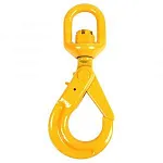 Крюк самозакрывающийся с вертлюгом 12,5 т, 8 класс — фото превью