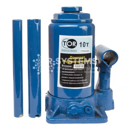 Домкрат бутылочный гидравлический TOR ДГ-2 г/п 2 т - дополнительное фото 1