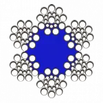 Стальной канат ГОСТ 3077-80 6,4 мм ГЛ-В-Н-Р-Т-1770/180 ПП А1 — фото превью