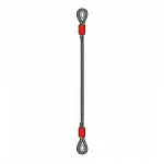 Ветвь канатная ВК 10 т, 8 м оцинкованная — фото превью