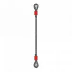 Ветвь канатная ВК 1,6 т, 9,5 м неоцинкованная — фото превью