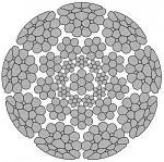 Стальной канат PYTHON Power 9S (9xK19) 13 мм, zS Galv, 1960 N/mm2 — фото превью
