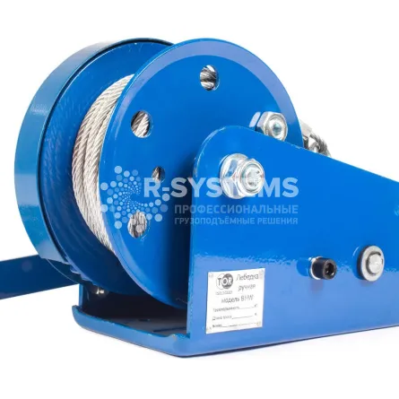 Лебедка ручная барабанная TOR ЛБ-1800 (BHW) г/п 0,8 т, L=20 м - дополнительное фото 1