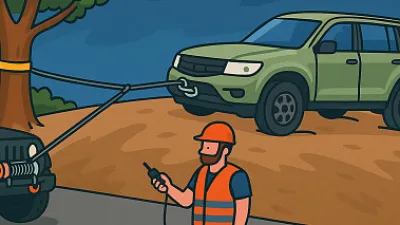 Как пользоваться лебедкой: пошаговый гайд по эвакуации автомобиля