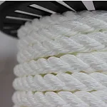 Канат полиамидный 3-х прядный тросовой свивки 6 мм (ПАТ), 650 м — фото превью