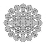 Стальной канат 35xK7 11 мм, zZ Galv, 2160 N/mm2 — фото превью