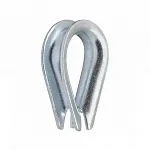 Коуш канатный DIN 3090 61-68 мм, оцинкованный — фото превью