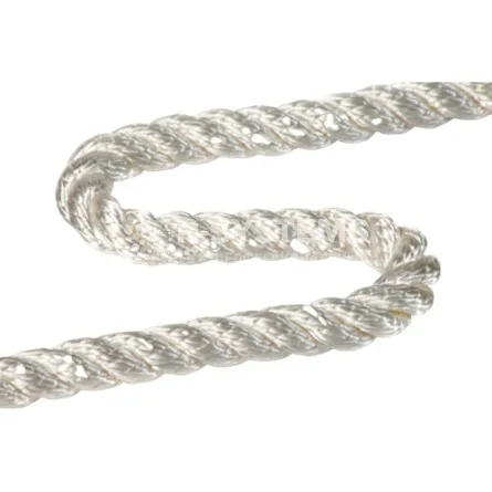 Канат полиамидный 3-х прядный тросовой свивки 8 мм (ПАТ), 220 м - дополнительное фото 1