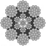 Стальной канат PYTHON Super 8R (8x25) 18 мм, zS Galv, 1960 N/mm2 — фото превью