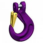 Крюк чалочный с защелкой и вилкой KWB SALKH1207 г/п 2,36 т, 12 класс — фото превью