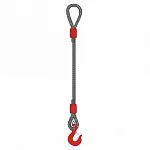 Строп канатный одноветвевой 1СК 0,5 т, 0,8 м оцинкованный — фото превью