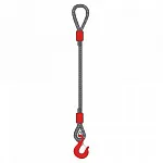 Строп канатный одноветвевой 1СК 0,5 т, 3 м неоцинкованный — фото превью