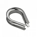 Коуш для троса DIN 6899 19-20 мм, оцинкованный — фото превью