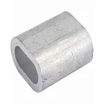 Втулка алюминиевая обжимная 4 мм, DIN 3093 — фото превью