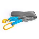 Строп текстильный одноветвевой 1СТ 15 т, 5,5 м звено-крюк SK — фото превью