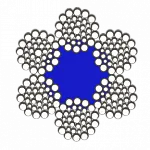 Стальной канат ГОСТ 7668-80 53,5 мм Г-В-Н-Р-Т-1770/180 ПП А1 — фото превью