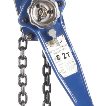 Таль ручная рычажная TOR ТРР-ТРШСР г/п 6 т, L=12 м, тип HSH - дополнительное фото 3