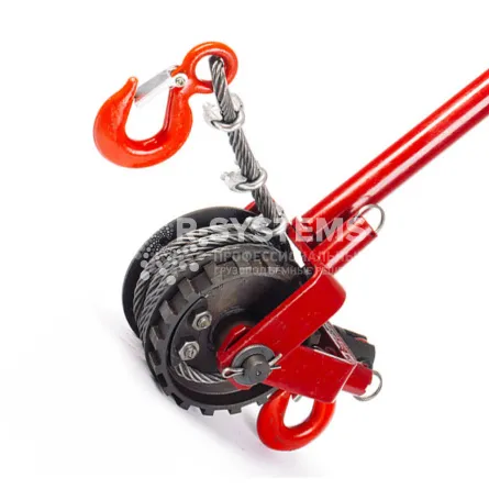 Лебедка ручная рычажная TOR ЛР-0,63, длина троса 6 м - дополнительное фото 2