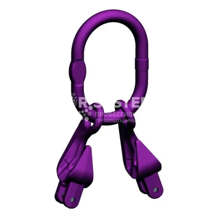 Концевое звено с 2 крюками-укоротителями KWB NRLI1213 г/п 11,2 т, 12 класс - дополнительное фото 1