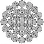 Стальной канат PYTHON Compac 35 (35xK7) 33 мм, sS Galv, 1960 N/mm2 — фото превью