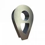 Коуш вантовый DIN 3091 22 мм, оцинкованный — фото превью