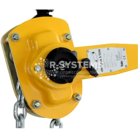 Таль ручная рычажная Yale UNOplus-A 1500 г/п 1,5 т, L=1,5 м - дополнительное фото 2